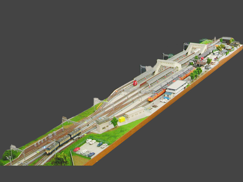 「JR高尾駅」モジュール全景 「JR高尾駅」モジュール全景