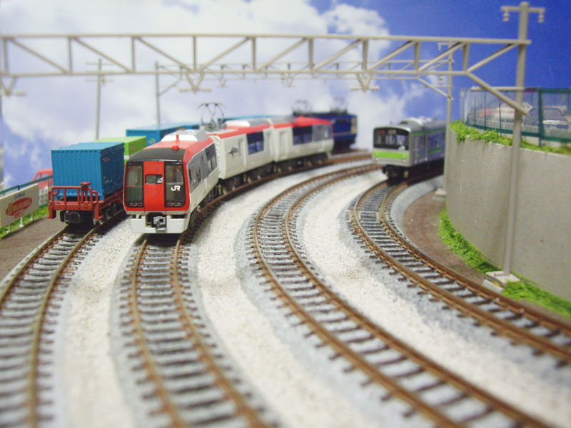 山手線と成田エクスプレス 山手線と成田エクスプレス