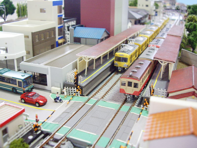 「西武新宿線・上井草駅」モジュール全景 「西武新宿線・上井草駅」モジュール全景