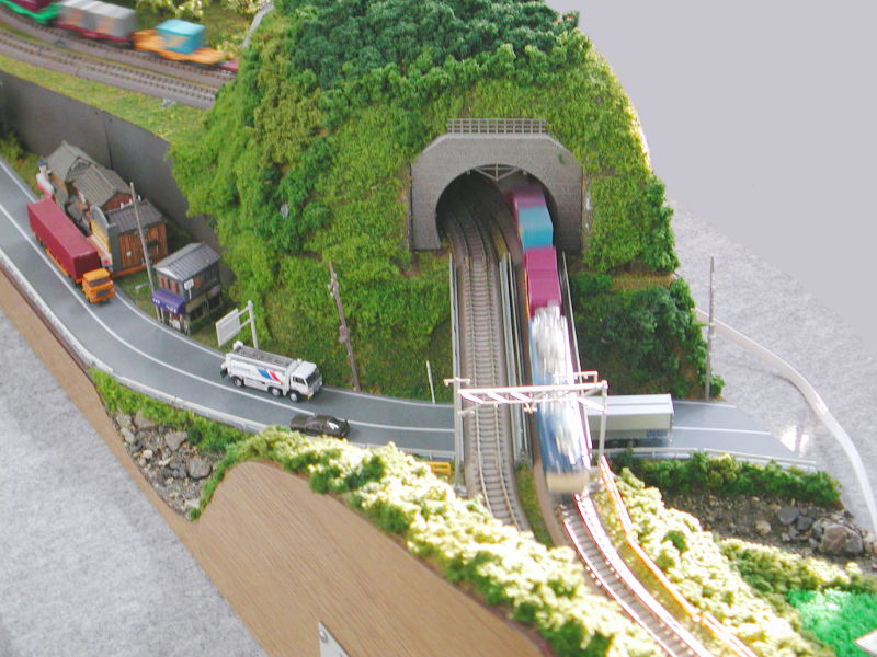 上空から見た交差部分 上空から見た交差部分