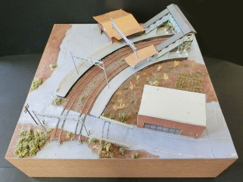 「カーブ駅」モジュール全景 「カーブ駅」モジュール全景