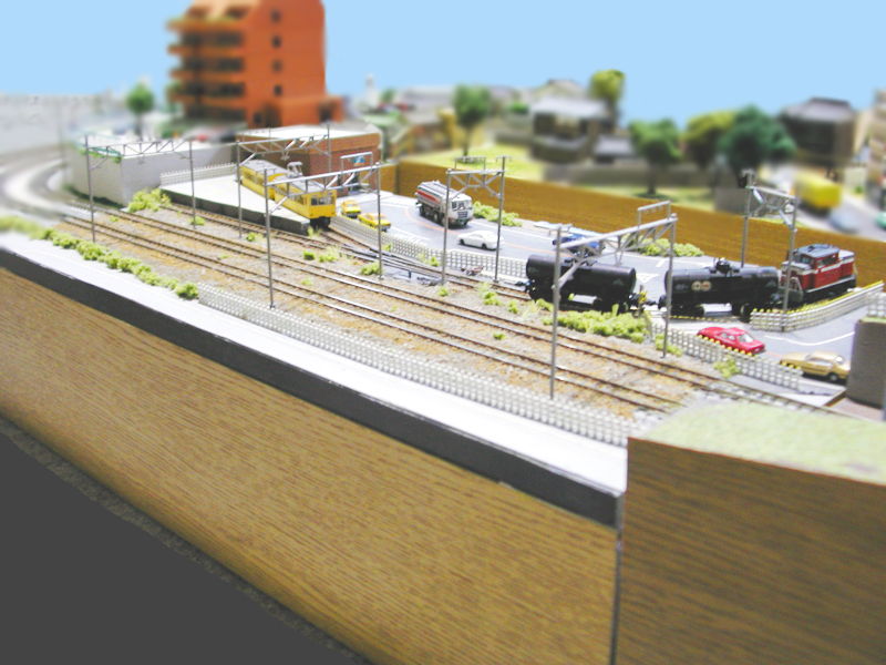 「私鉄終着駅」モジュール全景 「私鉄終着駅」モジュール全景