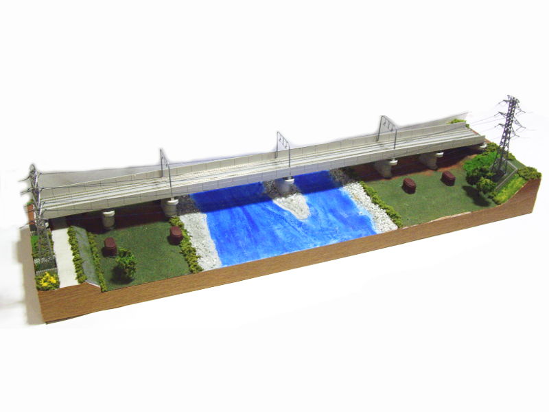 「橋のある風景」モジュール全景 「橋のある風景」モジュール全景