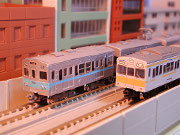 夕暮れの営団地下鉄東西線