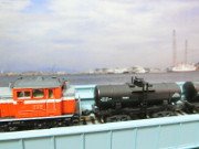 臨海工業地帯の貨物線11