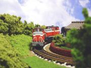 DD51形重連の石油タンク列車