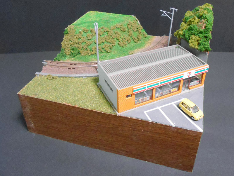 「郊外のコンビニカーブ」モジュール全景 「郊外のコンビニカーブ」モジュール全景