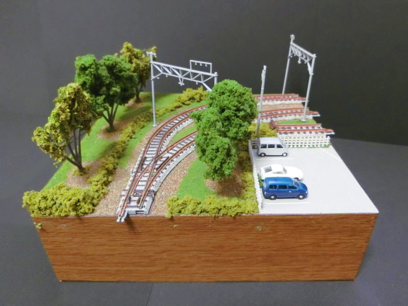 「駅のある風景1」モジュール全景 「駅のある風景1」モジュール全景