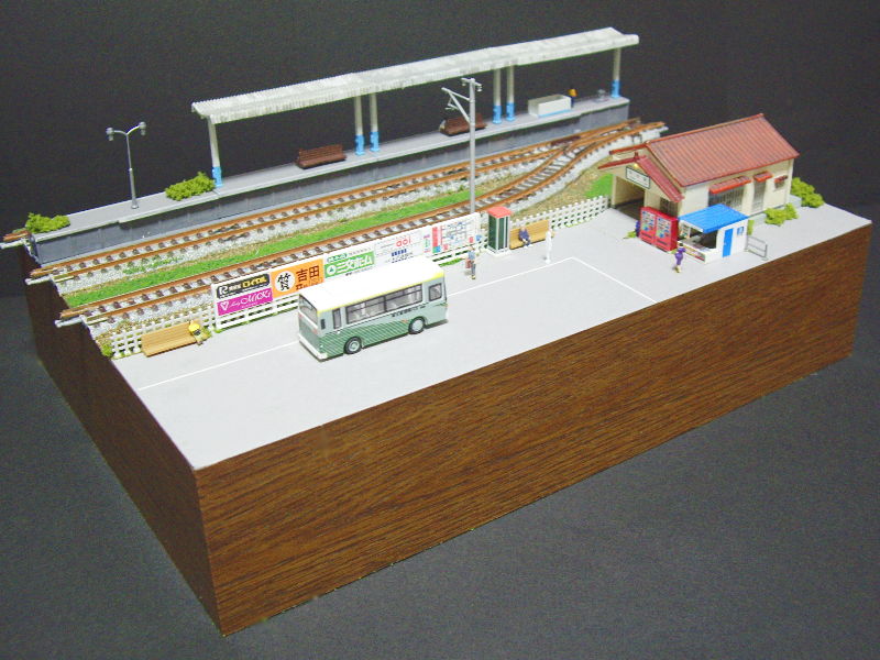 「駅のある風景2」モジュール全景 「駅のある風景2」モジュール全景