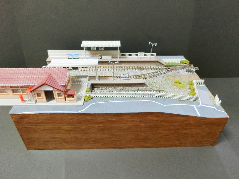 「地方都市の小型駅(直線)」モジュール全景 「地方都市の小型駅(直線)」モジュール全景