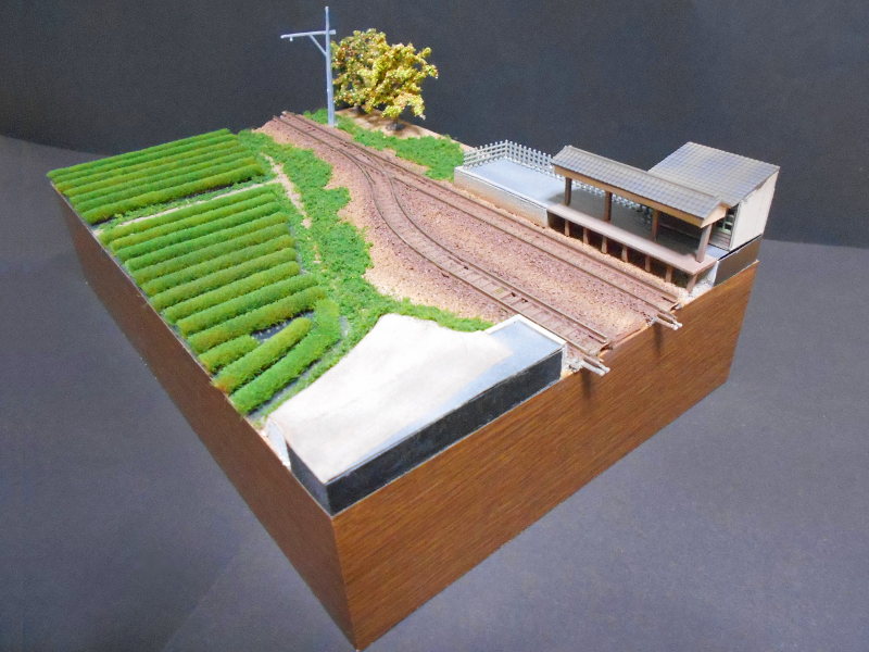 「近江鉄道・高宮駅1」モジュール全景 「近江鉄道・高宮駅1」モジュール全景