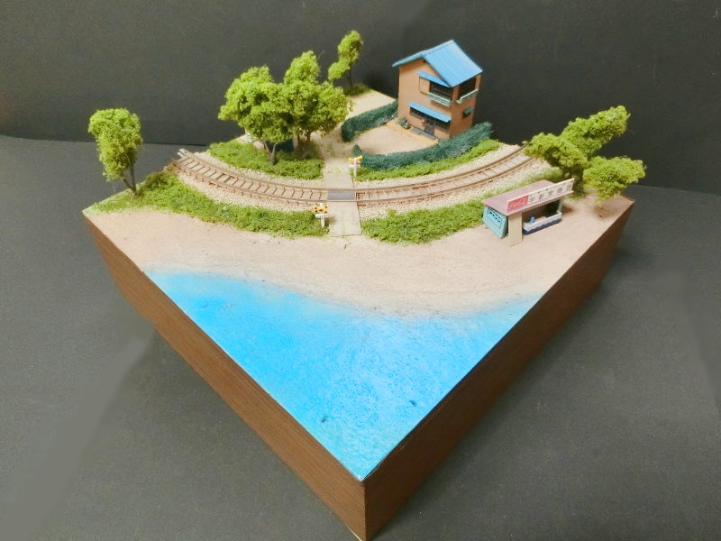 「白鬚浜の夏」モジュール全景 「白鬚浜の夏」モジュール全景