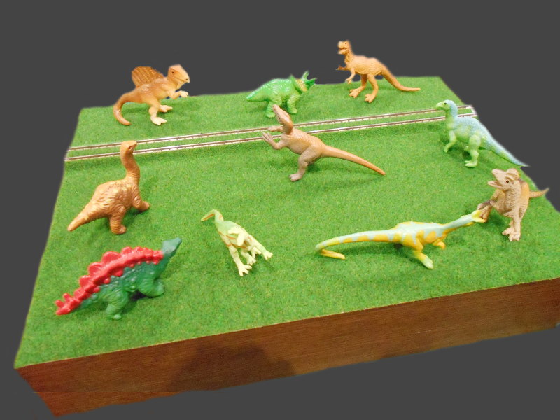 「恐竜公園」モジュール全景 「恐竜公園」モジュール全景