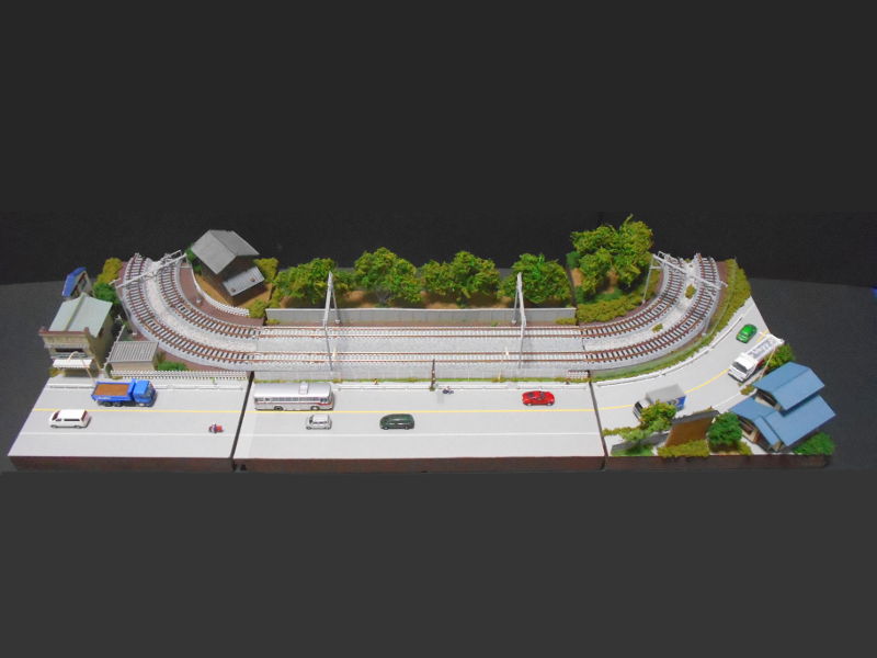 「JR南武線」レイアウト全景(溝ノ口側) 「JR南武線」レイアウト全景(溝ノ口側)