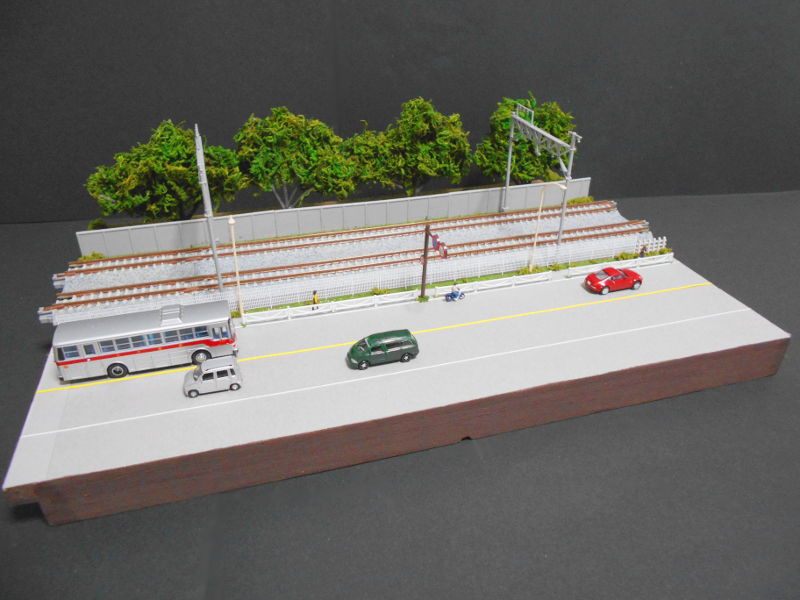 「JR南武線・武蔵溝ノ口」モジュール全景 「JR南武線・武蔵溝ノ口」モジュール全景