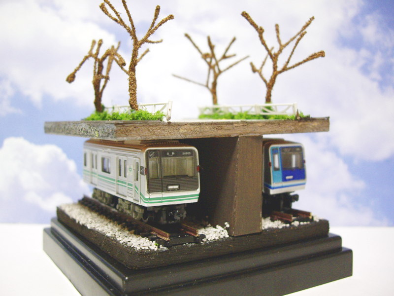 地下から望む 地下から望む