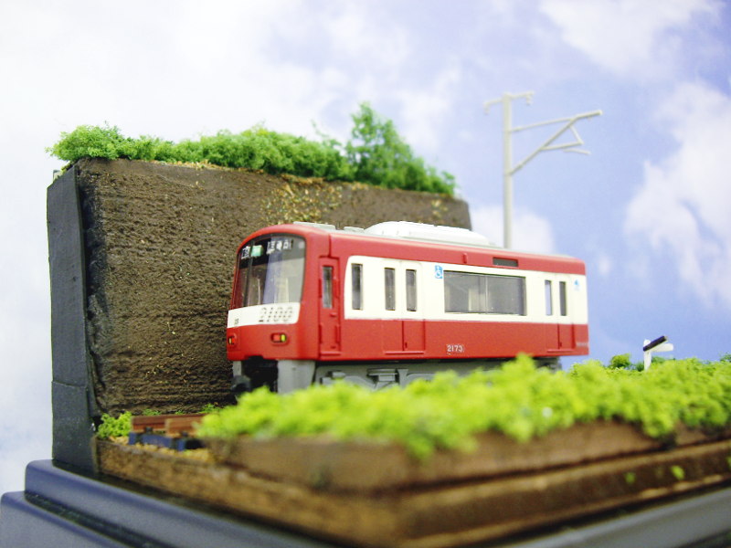 「京急線・三浦海岸~三崎口間」ジオラマ全景 「京急線・三浦海岸~三崎口間」ジオラマ全景