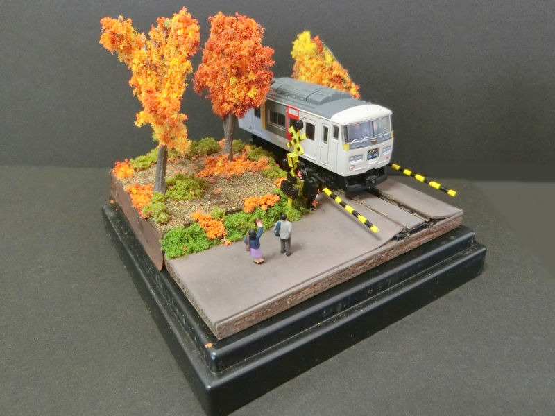 「秋の上州」ジオラマ全景 「秋の上州」ジオラマ全景