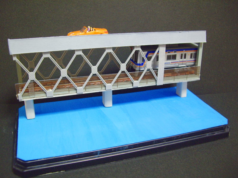 「関西空港連絡橋」ジオラマ全景 「関西空港連絡橋」ジオラマ全景