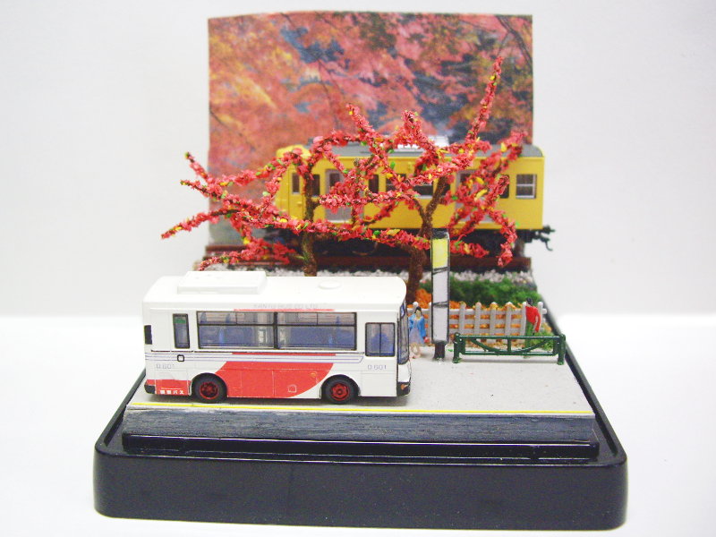 「秋の武蔵野」ジオラマ全景 「秋の武蔵野」ジオラマ全景