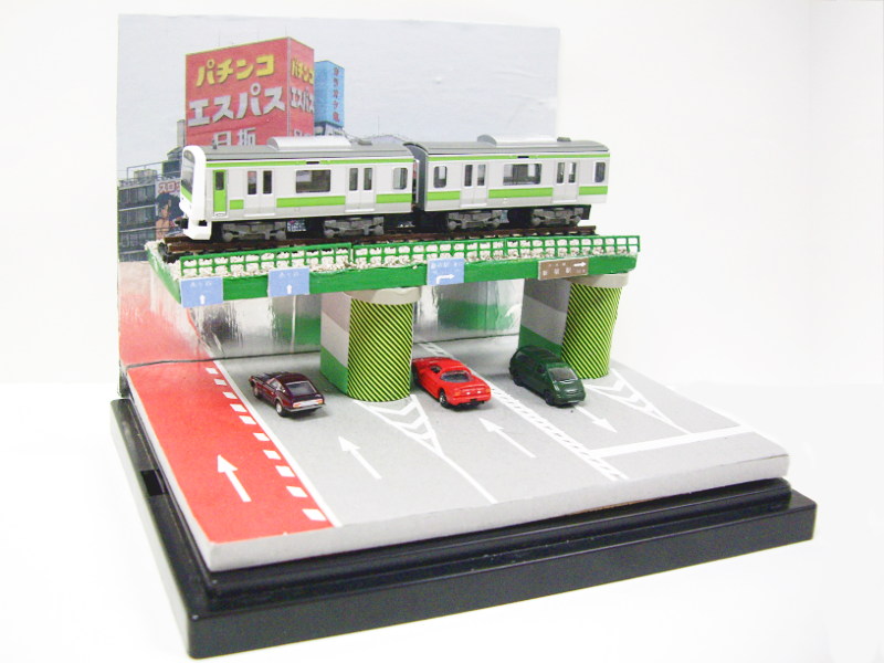 「新宿大ガード」ジオラマ全景 「新宿大ガード」ジオラマ全景