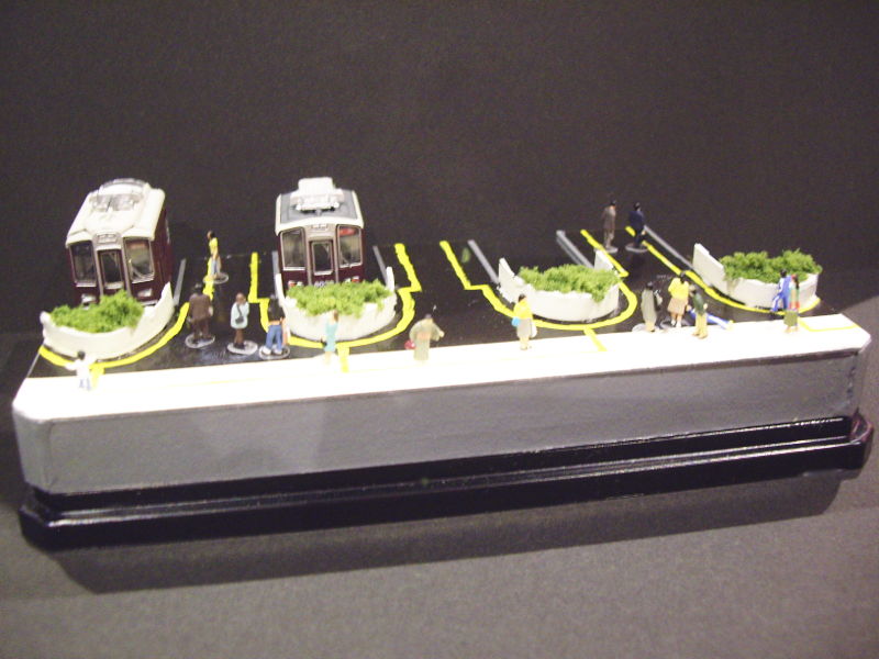 「阪急梅田駅」ジオラマ全景 「阪急梅田駅」ジオラマ全景