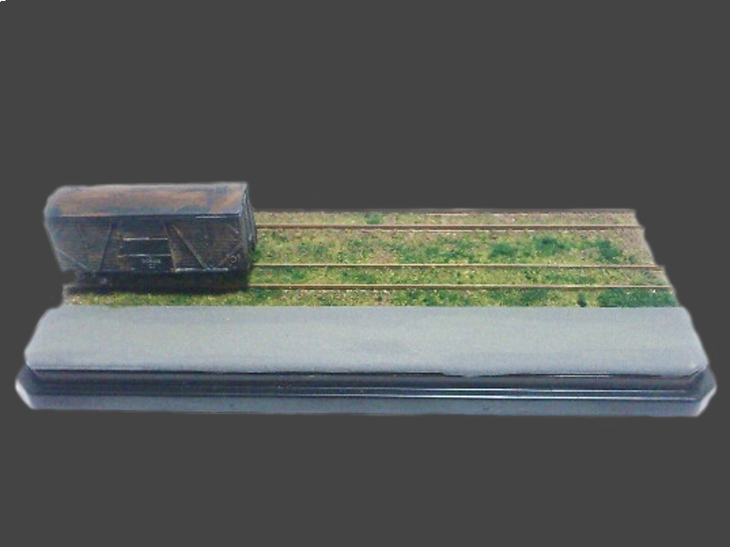 「廃車、廃線」ジオラマ全景 「廃車、廃線」ジオラマ全景