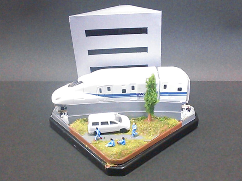 「しんかんしぇ~ん!」ジオラマ全景 「しんかんしぇ~ん!」ジオラマ全景