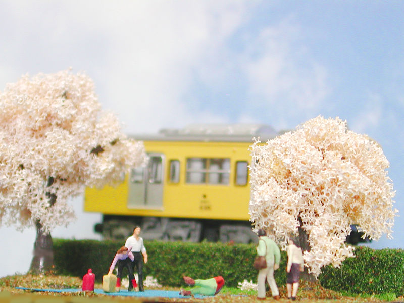 花見客たち 花見客たち