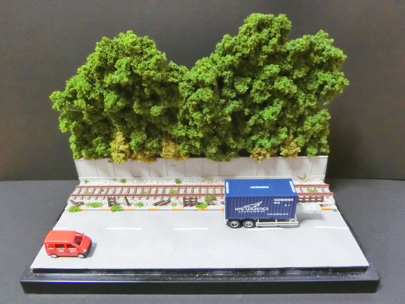 「横浜本牧・国際埠頭専用線」ジオラマ全景 「横浜本牧・国際埠頭専用線」ジオラマ全景