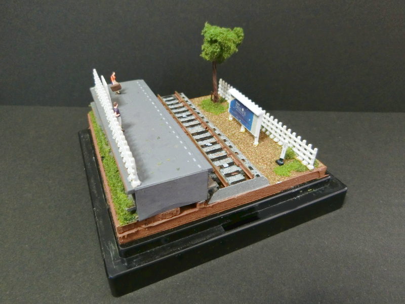 「東京西郊の単線ローカル駅」ジオラマ全景 「東京西郊の単線ローカル駅」ジオラマ全景