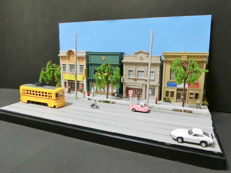 「東京都電」ジオラマ全景 「東京都電」ジオラマ全景