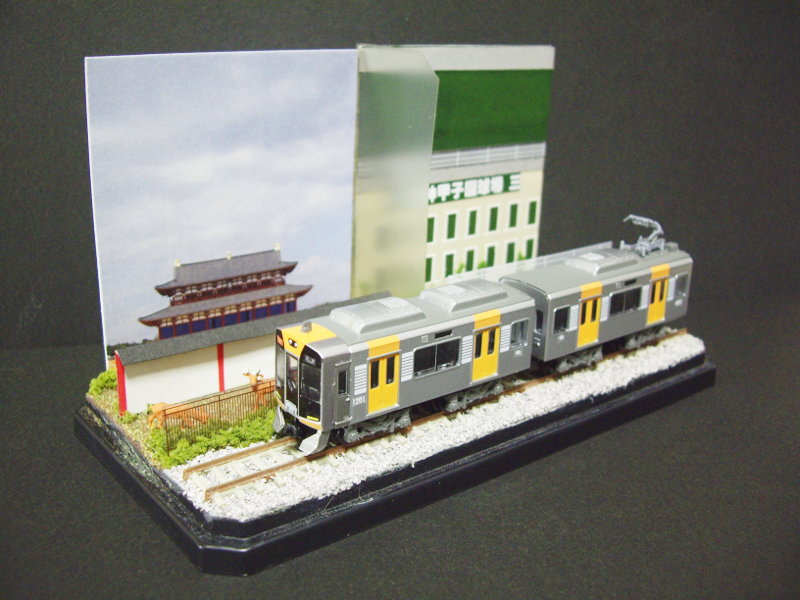 「虎と鹿」ジオラマ全景 「虎と鹿」ジオラマ全景