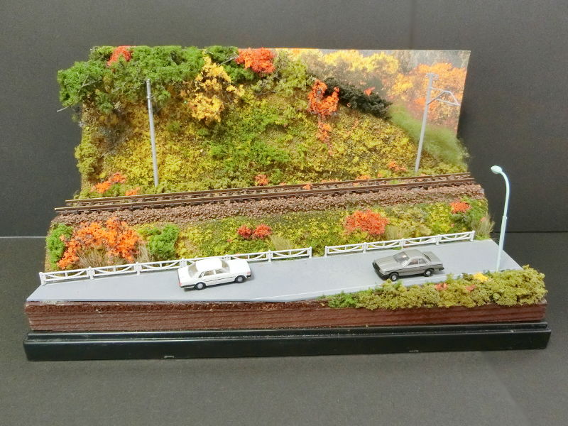 「みちのく一人旅」ジオラマ全景 「みちのく一人旅」ジオラマ全景