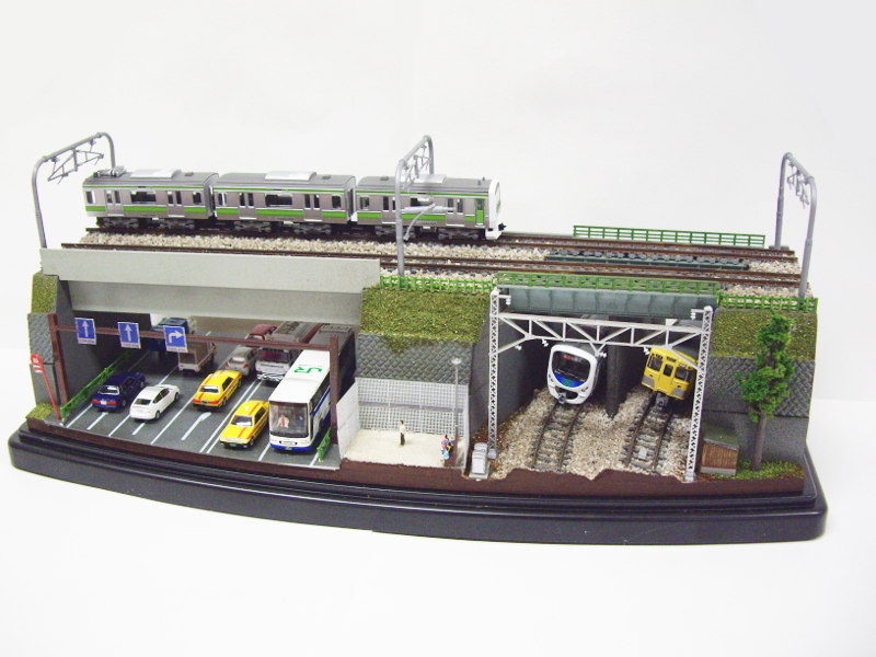 「高田馬場駅付近」ジオラマ全景 「高田馬場駅付近」ジオラマ全景