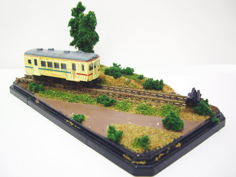 「廃線跡」ジオラマ全景 「廃線跡」ジオラマ全景