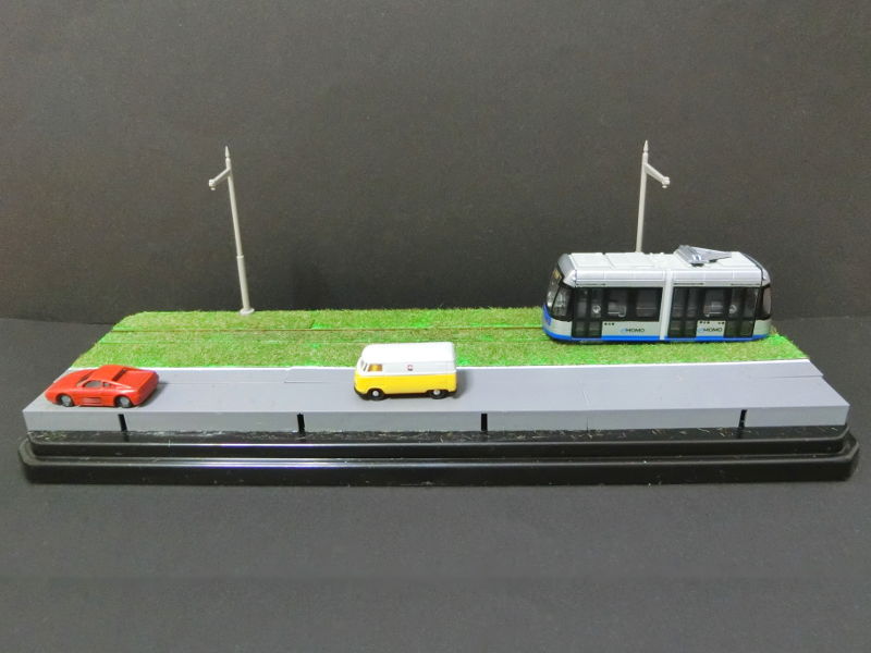 「都会緑地化」ジオラマ全景 「都会緑地化」ジオラマ全景