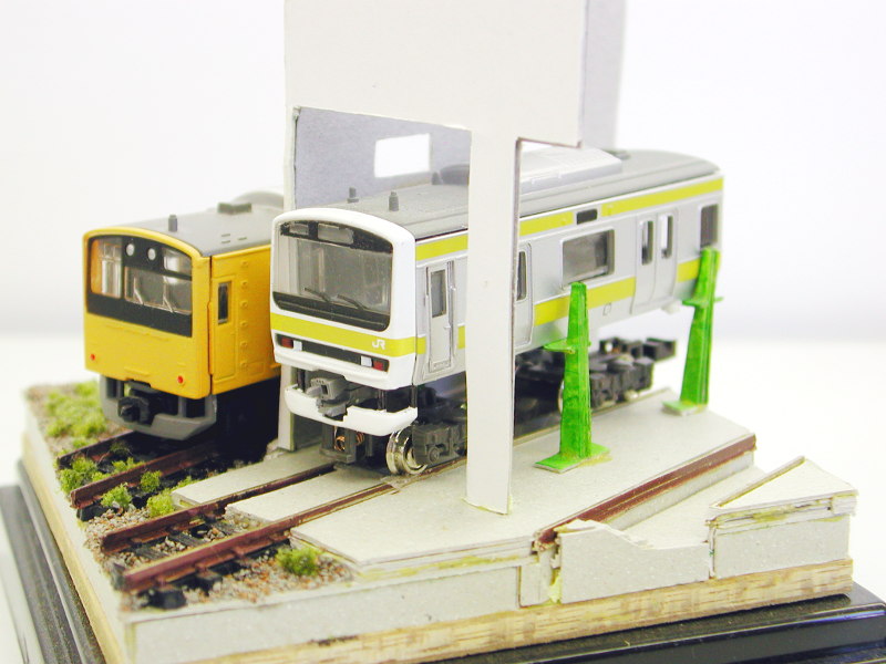 「JR中央線・三鷹電車区」ジオラマ全景 「JR中央線・三鷹電車区」ジオラマ全景