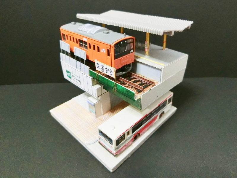 「JR中野駅北口」ジオラマ全景 「JR中野駅北口」ジオラマ全景