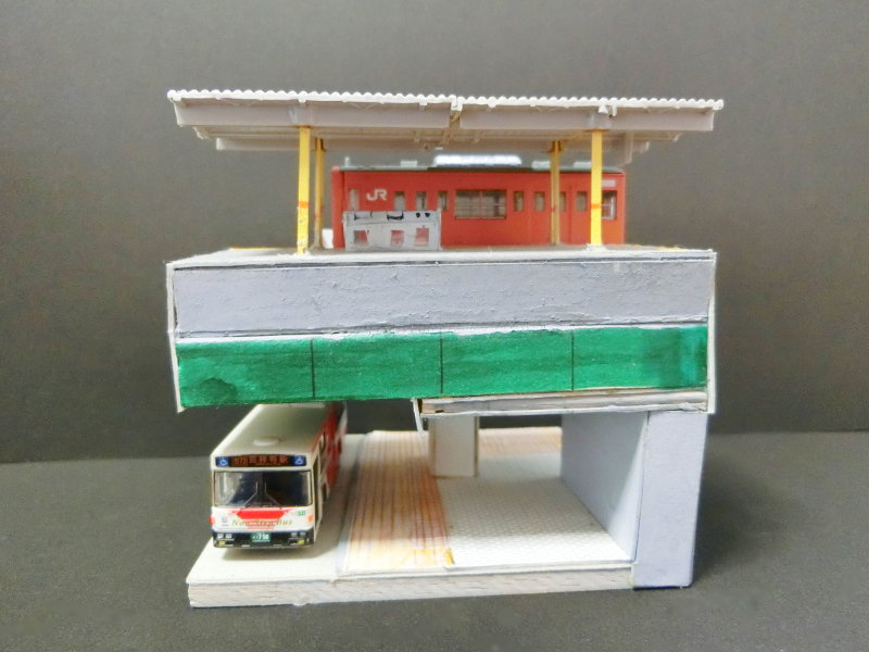 「JR中野駅北口」ジオラマ全景(裏側) 「JR中野駅北口」ジオラマ全景(裏側)