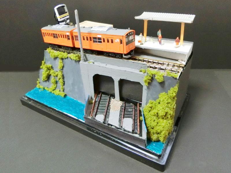 「JR御茶ノ水駅東京方」ジオラマ全景 「JR御茶ノ水駅東京方」ジオラマ全景