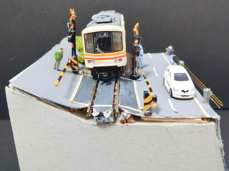 電車の正面側から観た光景 電車の正面側から観た光景