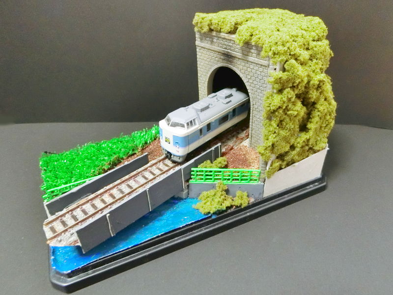 「田舎にありそうな風景」ジオラマ全景 「田舎にありそうな風景」ジオラマ全景