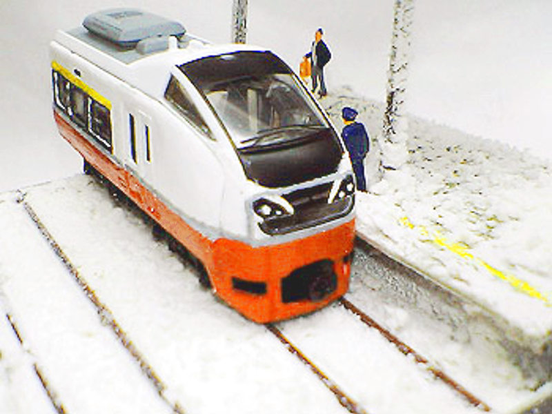 「東北の冬」ジオラマ全景 「東北の冬」ジオラマ全景