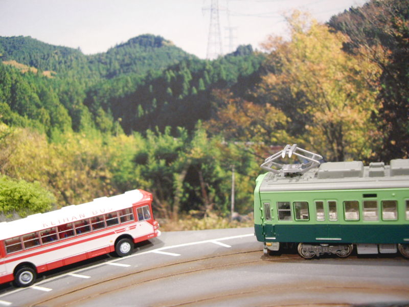 急勾配の併用軌道でした… 急勾配の併用軌道でした…