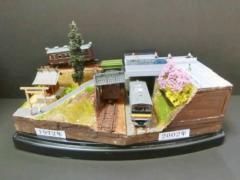 「南武線と下河原線」ジオラマ全景 「南武線と下河原線」ジオラマ全景