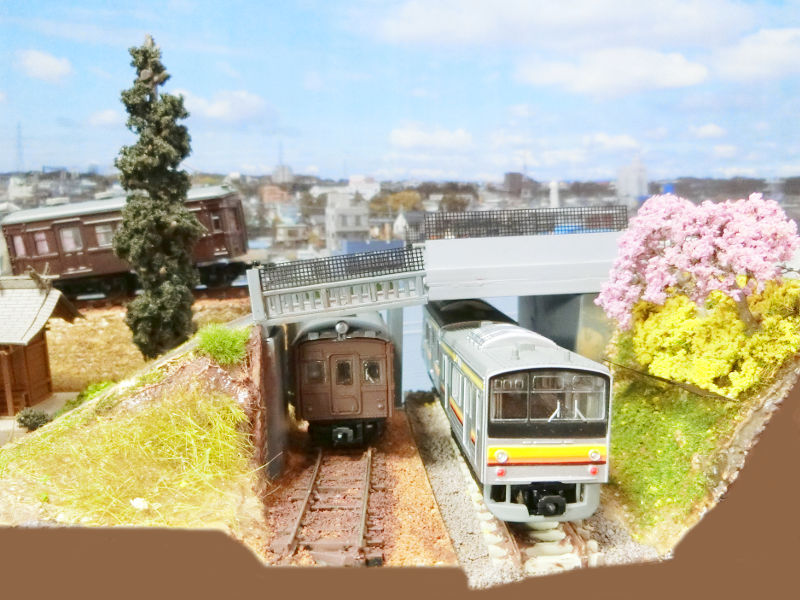 南武線と下河原線(緑道) 南武線と下河原線(緑道)