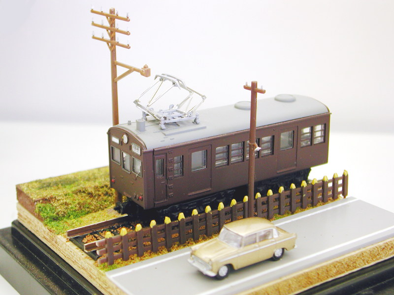 「国鉄・下河原線(現役時代)」ジオラマ全景 「国鉄・下河原線(現役時代)」ジオラマ全景