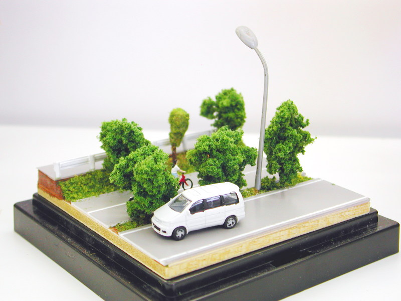 「国鉄・下河原線(現在)」ジオラマ全景 「国鉄・下河原線(現在)」ジオラマ全景