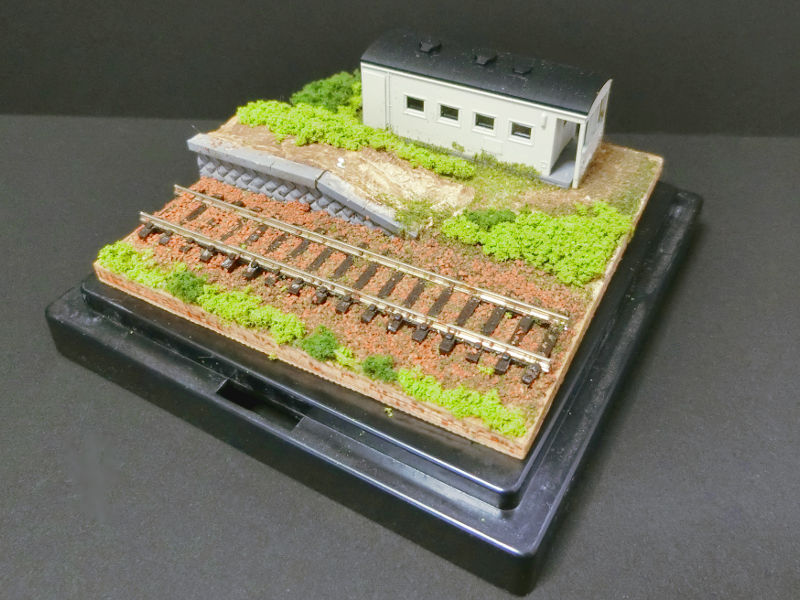 「秘境駅」ジオラマ全景 「秘境駅」ジオラマ全景